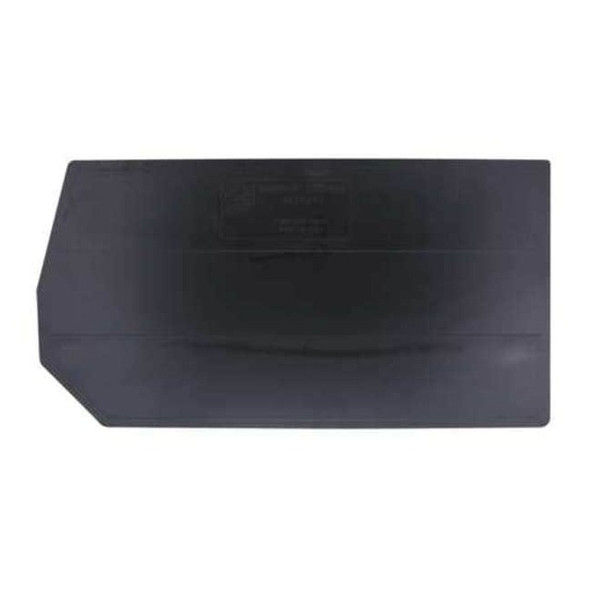 Quantum Storage Systems Plastic Divider, Black, 28 3/8 in L, 11 1/4 in H DUS975