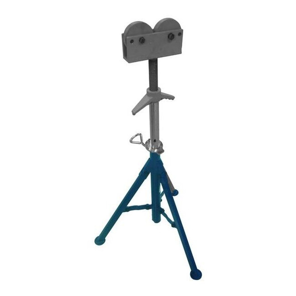 Westward Roller Head Pipe Stand,Adj,1/8 to 12 in 22XP99
