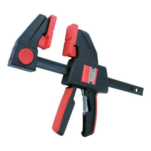 Bessey Trigger Clamp, Plastic Handle and 3 5/8 in Throat Depth EHKXL12
