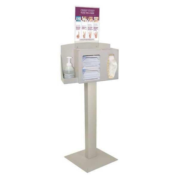 Bowman Dispensers Respiratory Hygiene Station,59-7/64 in.H BD101-0012