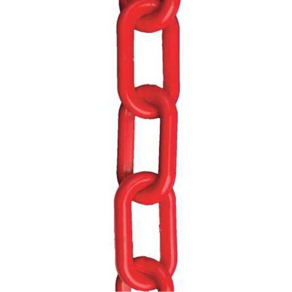 Manufacturer Varies Plastic Chain, Red, 300 ft Length, Gloss 50005-300