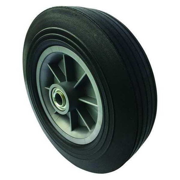Marastar Hand Truck Wheel, 3/4 in. Bore Dia, Offset, Tread: Ribbed 40N435