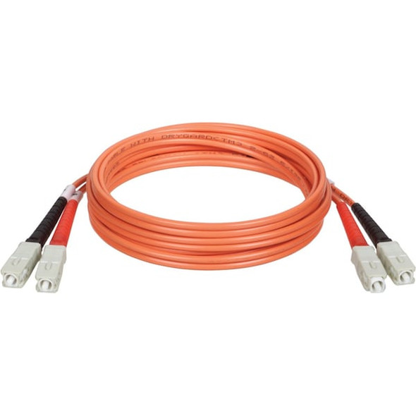 Tripp Lite Fiber Optic Patch Cord,SC/SC,2m,Orange N306-006