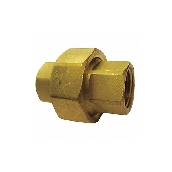 Manufacturer Varies Union, Brass, 3/4 in Pipe Size, FNPT 6AYY6