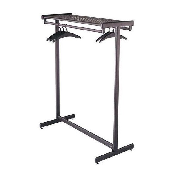 Quartet Garment Rack,48 in W,Black 20314