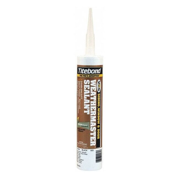 Polymer Sealant, 10 oz, Cartridge, Black, Polymer Base, WeatherMaster