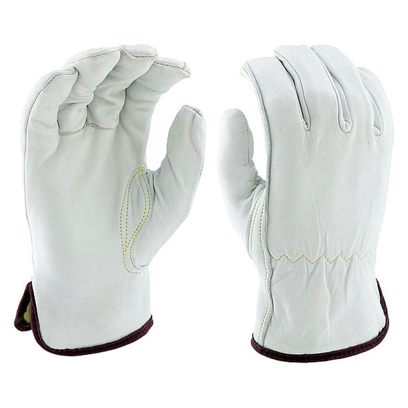 Cut-Resistant Leather Drivers Gloves, Cut Level A4 ,Uncoated ,None ,S 1 PR