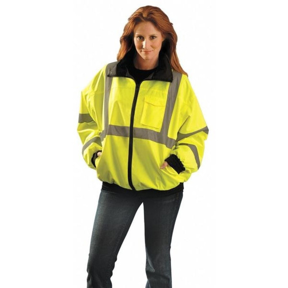 Occunomix Unisex Jacket, 100% Polyester, Yellow, 3XL LUX-ETJBJ-Y3X