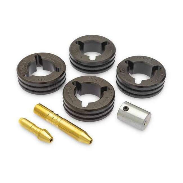Miller Electric Drive Roll Kit, 4-Roll, V-Knurled, 0.062 151055