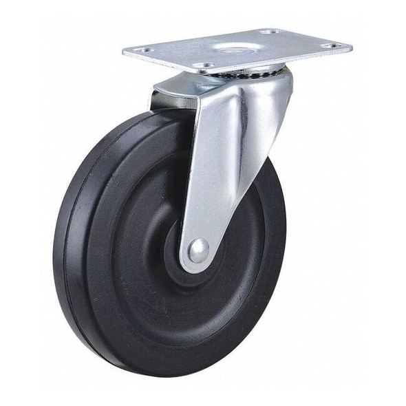 Manufacturer Varies Plate Caster,5" Wheel Dia.,200 lb. Load 437V26