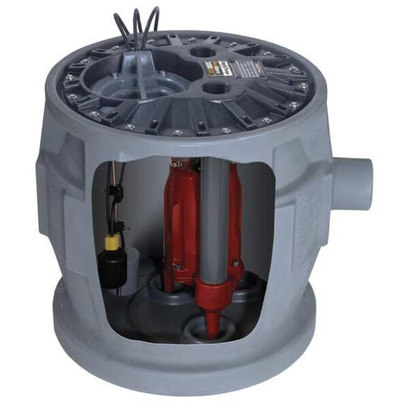 Liberty Pumps Grinder Pump System,Simplex,115V P382XPRG101