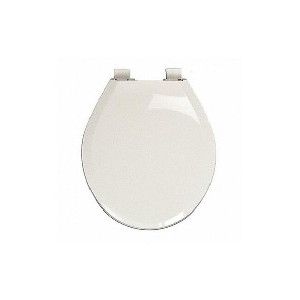 Centoco Toilet Seat, Round, White 4100LC-001