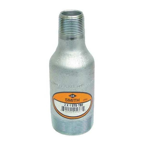 Nipple Standard Concentric Swage Nipple, 2" Pipe, MNPT, Carbon Steel, Class STD