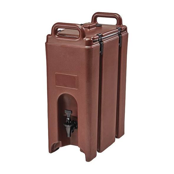 Cambro Beverage Container,16 1/2x 9x 24,Brown EA500LCD131