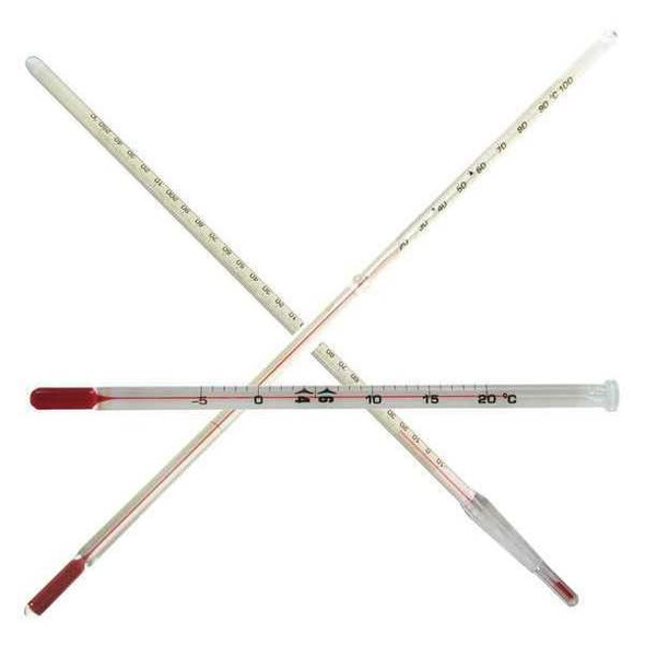 Thermco Liquid In Glass Thermometer,0 to 110C ACC6471S