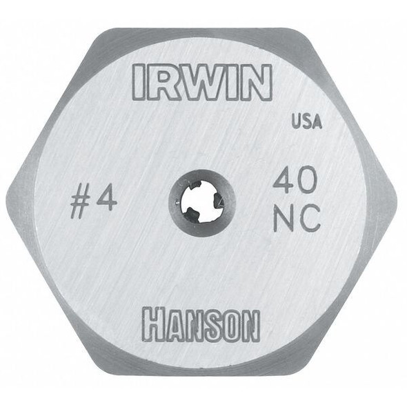 Irwin Hex Threading Die,1/2"-13,HSS 4935032