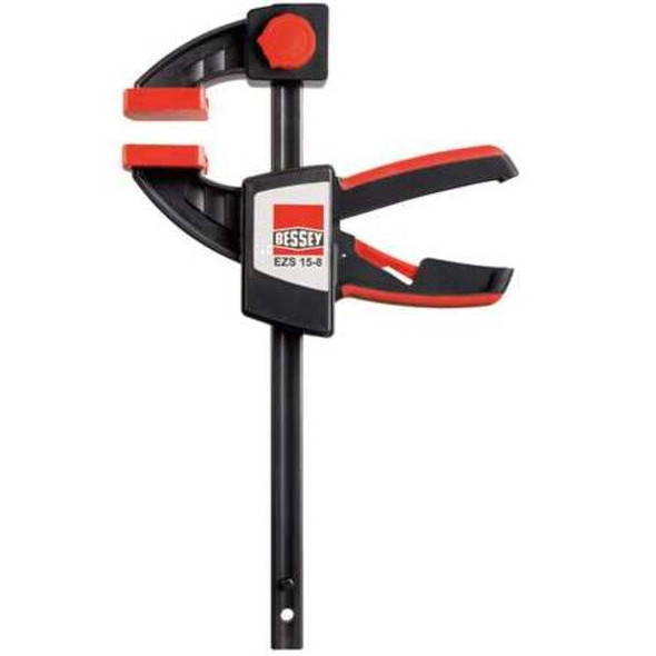 Bessey 6" Bar Clamp, Plastic Handle and 3 1/2 in Throat Depth EZS15-8