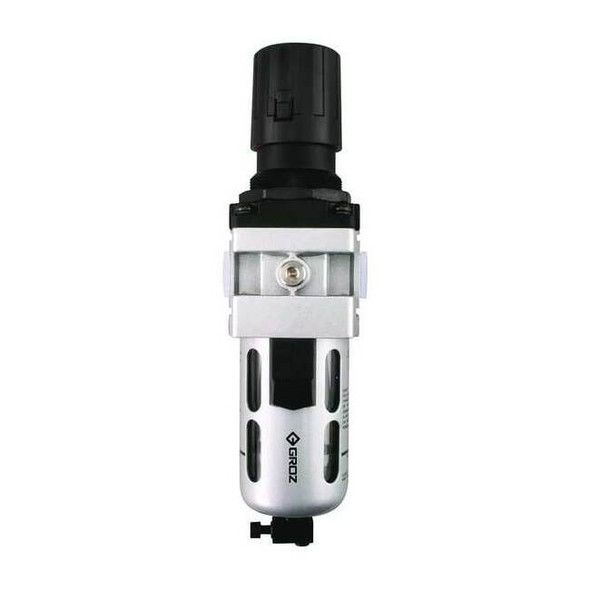 Groz Filter/Regulator, 1/2inNPT, 106cfm, 145 psi FRC159334-S