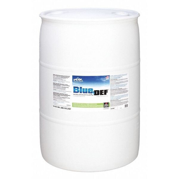 Peak Diesel Exhaust Fluid, Blue DEF, Drum, 55 Gal, API/ISO-22241-1 DEF001