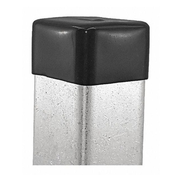Vast Safety End Cap,1-5/8"X1-5/8",Black,PK10 V800NEOCPBK-10