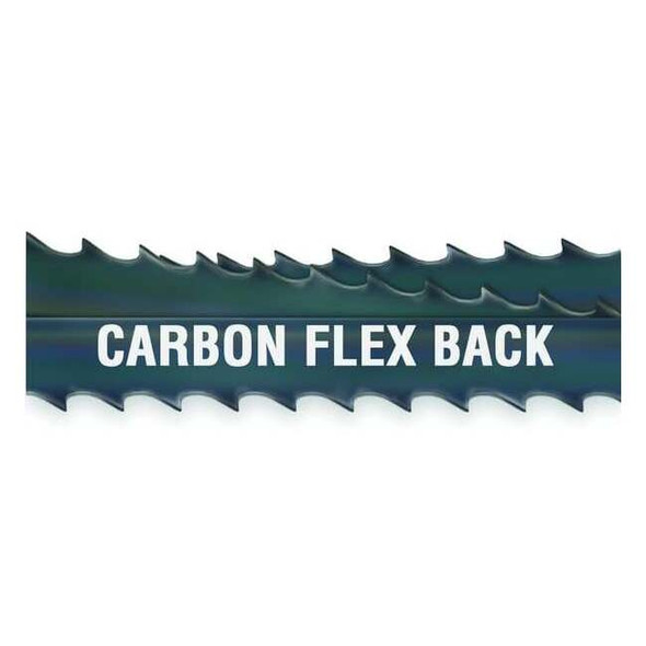 Band Saw Blade, 13 ft. 1/2 in L, 3/8" W, 6 TPI, Carbon Steel, 0.025" Thick