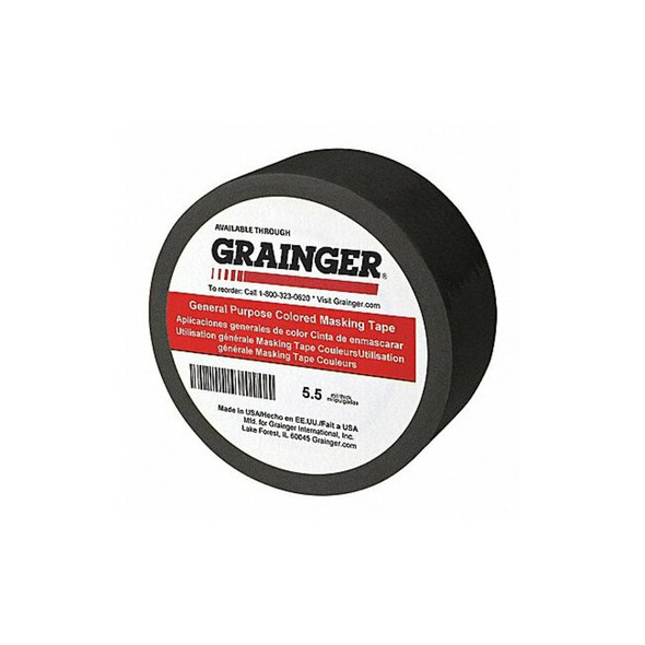 Manufacturer Varies Masking Tape,2" W,60 yd L,Black,PK24 TC602-Black Manufacturer Varies Masking Tape,2" W,60 yd L,Black,PK24 TC602-Black