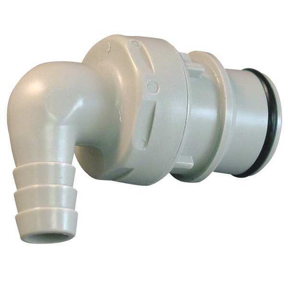 Colder Coupler,Polypropylene,Gray,Push In HFCD23812