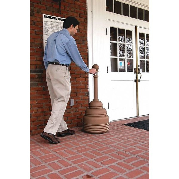 Eagle Mfg Cigarette Receptacle,4 gal.,Tan 1208BEIGE