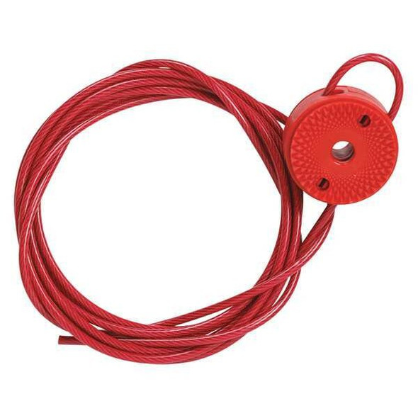 Brady Lockout Cable,8 ft. L 51395