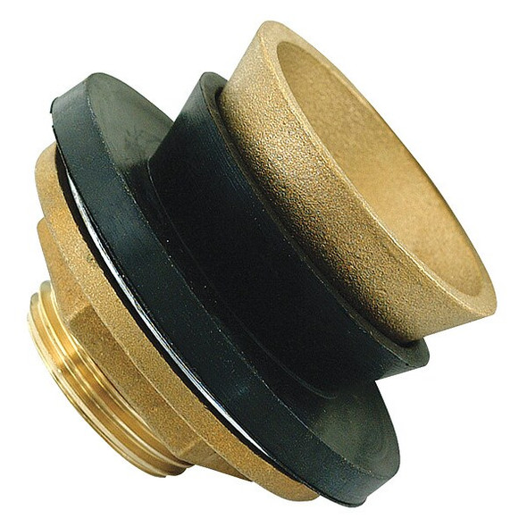 Ez-Flo Eastman ClosetSpud,Metal;Rubber;Brass,EZ-FLO 40131