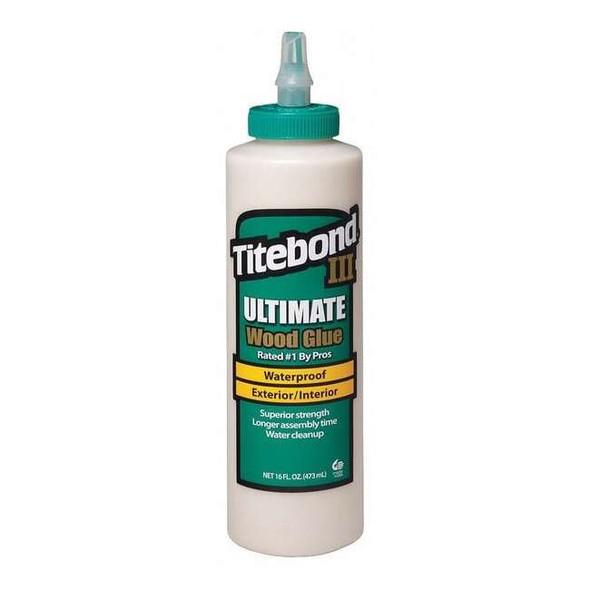 Titebond Wood Glue, 16 fl oz, Bottle, III Ultimate 1414