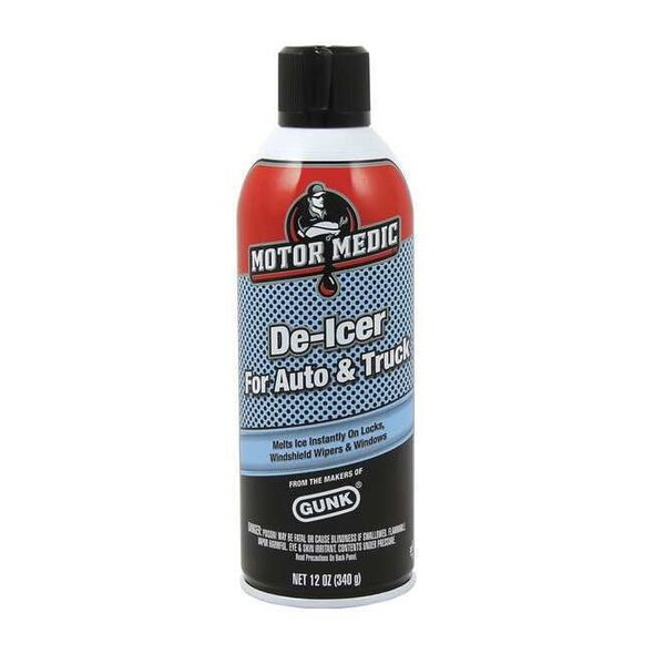 Motor Medic 12 oz Windshield De-Icer Aerosol Can DE1
