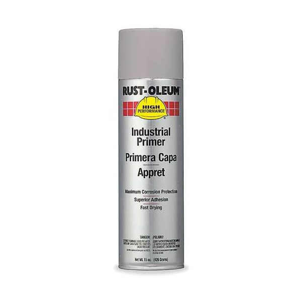 Rust-Oleum Rust Preventative Spray Primer . Gray, 15 oz, Aerosol Can V2182838