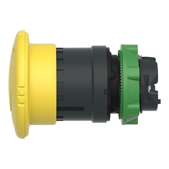Schneider Electric Mushroom Head Push Button,Yellow,22mm ZB5AS55 Schneider Electric Mushroom Head Push Button,Yellow,22mm ZB5AS55