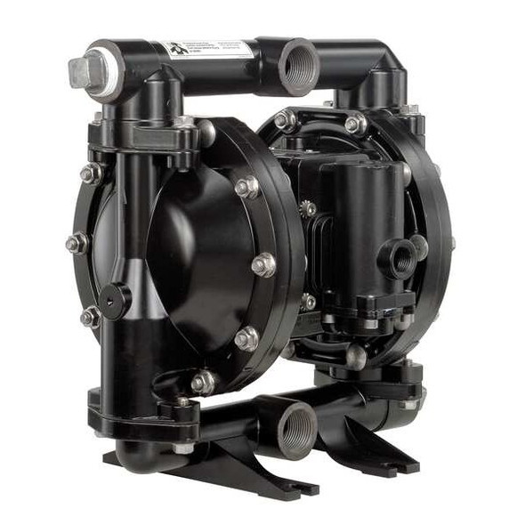 Aro Double Diaphragm Pump, Aluminum, Air Operated, Nitrile, 52 GPM PD10A-AAP-GGG