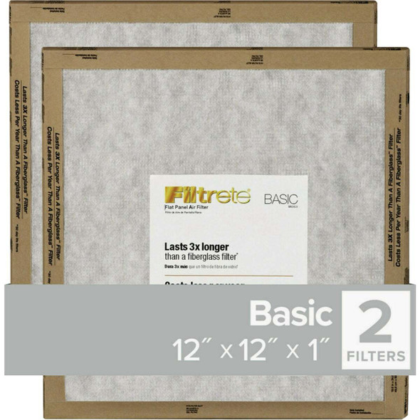Filtrete 12x12x1 Basic Filter FPL10-2PK-24 Pack of 24