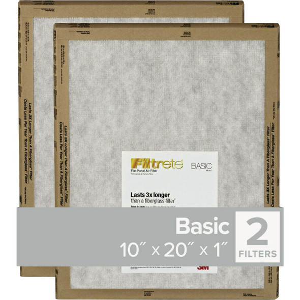 Filtrete 10x20x1 Basic Filter FPL07-2PK-24 Pack of 24