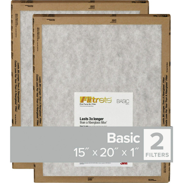 Filtrete 15x20x1 Basic Filter FPL06-2PK-24 Pack of 24
