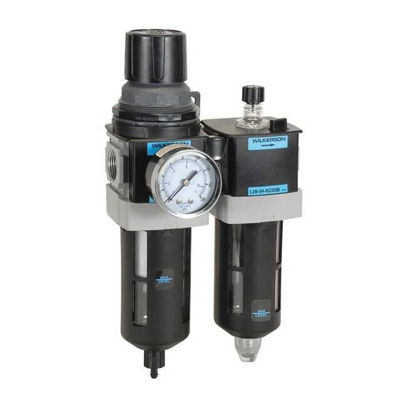 Filter/Regulator Lubricator, 2 pcs, Overall Height- 11.5 in