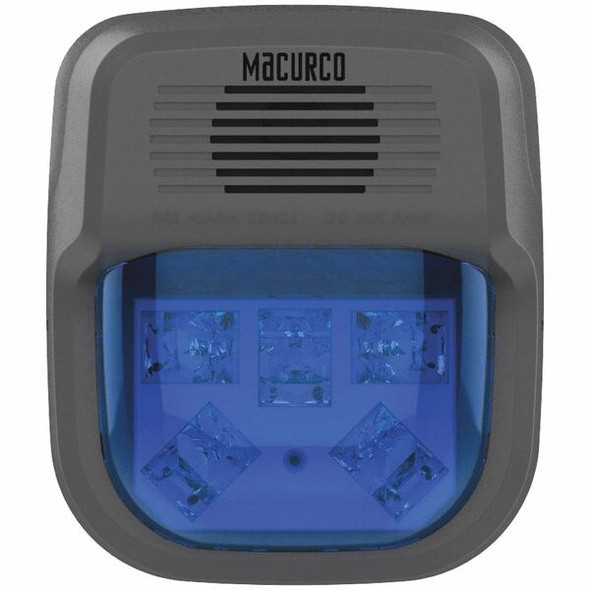 Macurco Horn Strobe Alarm,4-3/4" L,2" W,LED HS-B Macurco Horn Strobe Alarm,4-3/4" L,2" W,LED HS-B