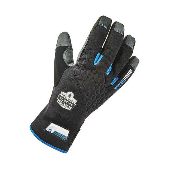 Proflex by Ergodyne XL, AX Suede Palm, Black 817WP