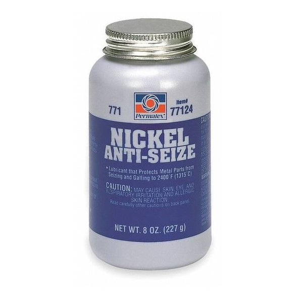 Permatex Anti Seize Compound, Nickel, 8oz.Bottle 77124