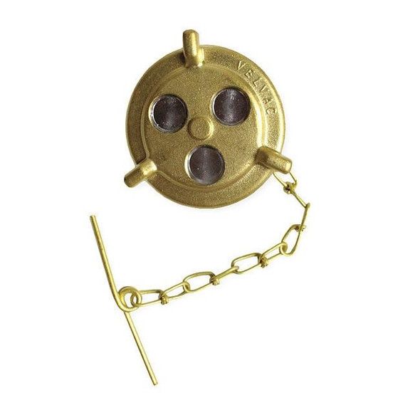 Velvac Fuel Cap, Vented, Nonlock, 11-1/2 In Thread 600007