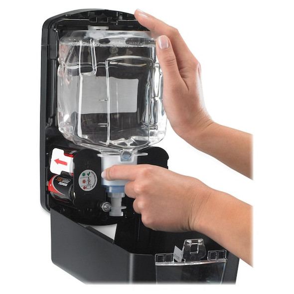 Gojo LTX-12 1200mL Foam Soap Dispenser, Touch-Free, Chrome/Black 1919-04