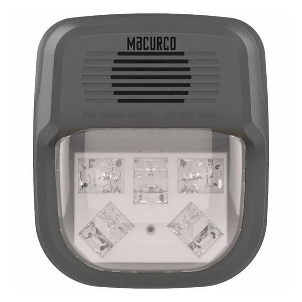 Macurco Horn and Strobe, Clear, For Commercial HS-C