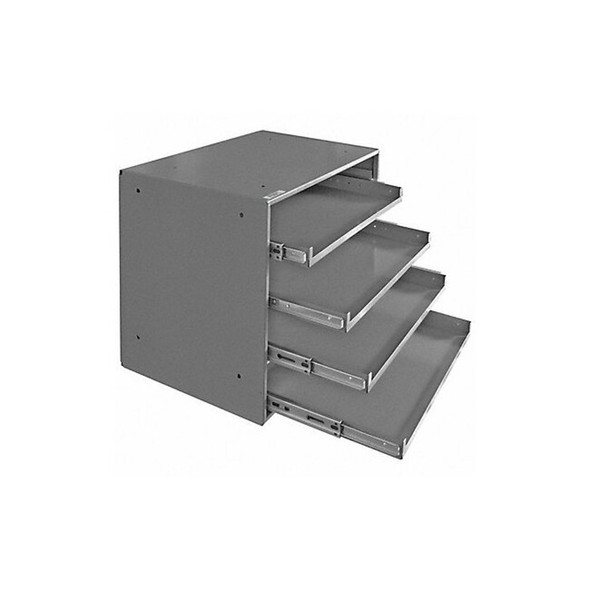 Durham Mfg SldngDrwrCabFrame,Gray,Bearing,Steel,4Bx 310B-95 Durham Mfg SldngDrwrCabFrame,Gray,Bearing,Steel,4Bx 310B-95