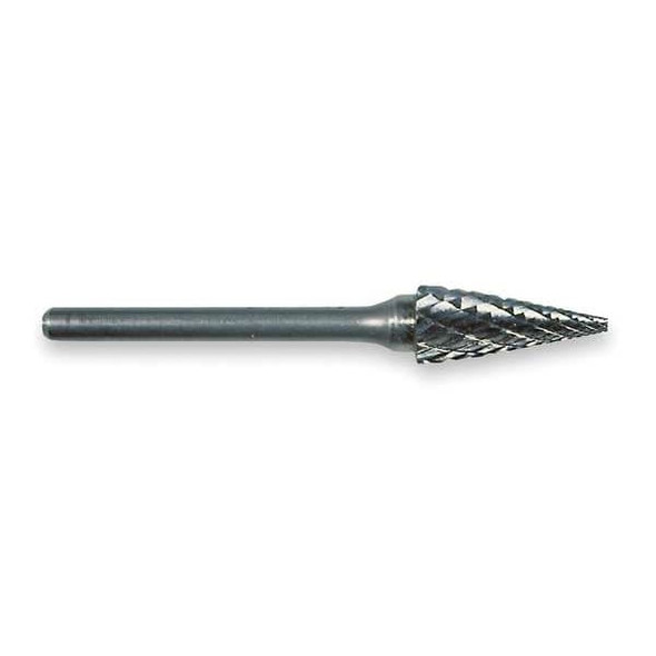 Widia Carbide Bur,Pointed Cone,1/2,dbl Cut M41494