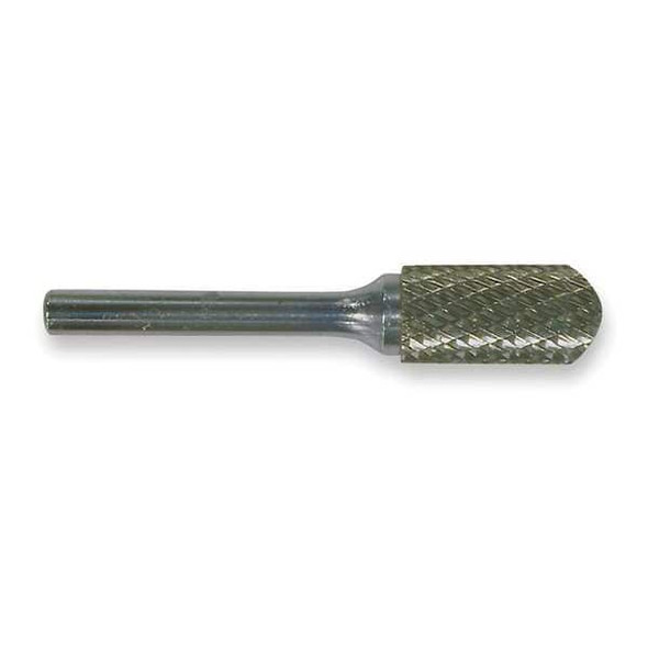 Widia Carbide Bur,Cylindrical Ball,1/2,dbl Cut M41299