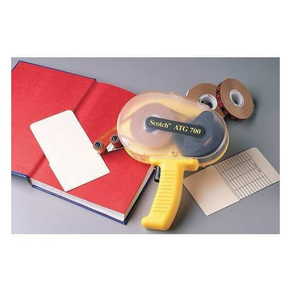 3m Handheld Tape Dispenser, 3/4 in Max. Tape Width. Pistol, Yellow 700