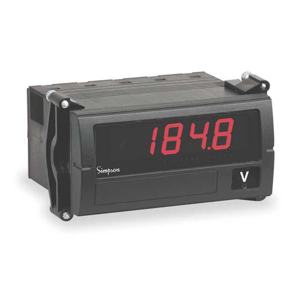 Simpson Electric Digital Panel Meter,DC Voltage F35-1-13-0